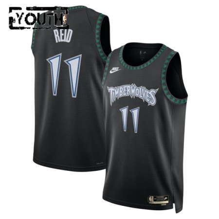 Dječji NBA Dres Minnesota Timberwolves Naz Reid Nike 2025-26 Classic Edition Crno Swingman